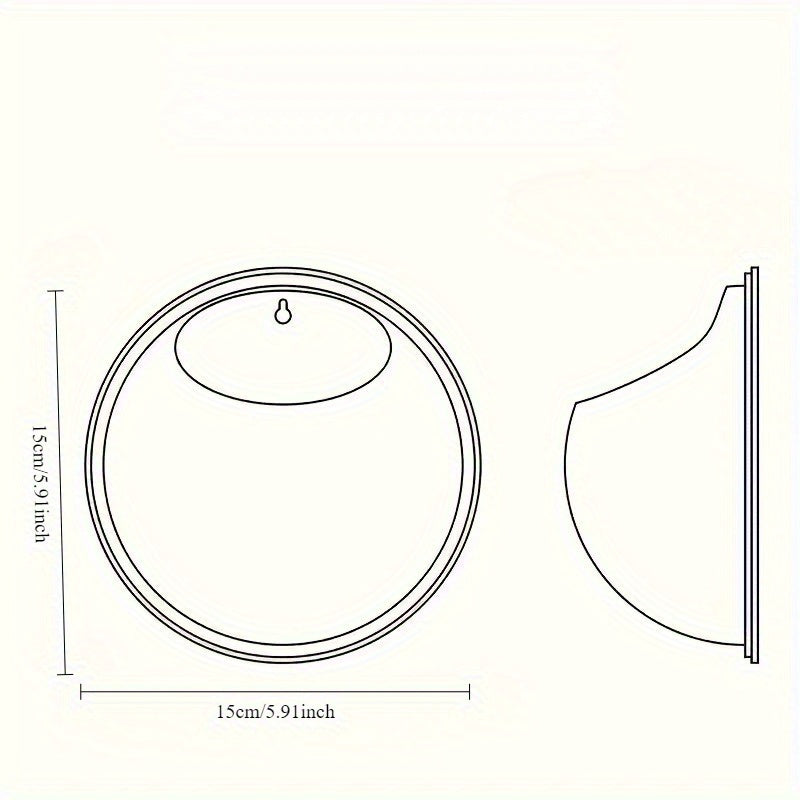 Vaso Transparente para Decoração de Casa e Jardim - Vaso Suspenso de Vidro