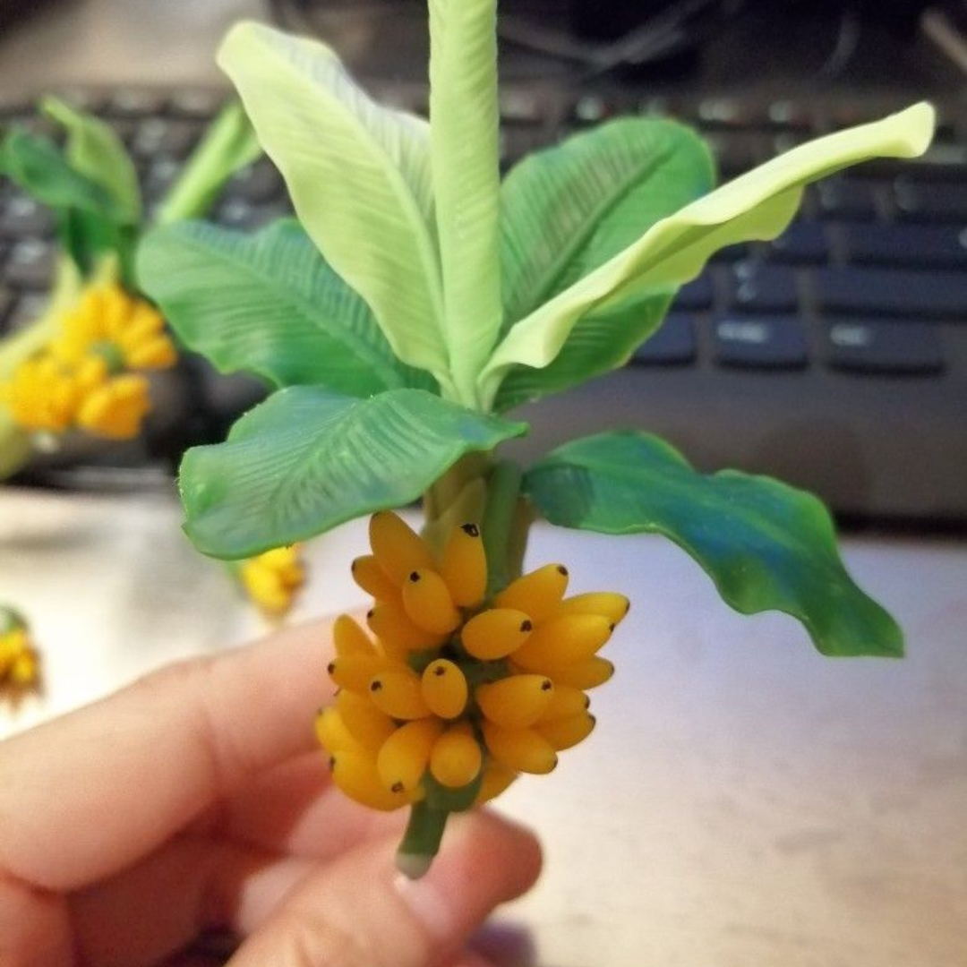 Mini Bananeira – 100 Sementes Raras - Perfeita para Cultivo em Vaso ou Estilo Bonsai