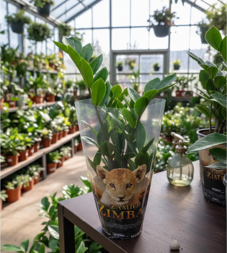 Muda Zamioculca Zami Mini 30cm Planta Da Fortuna