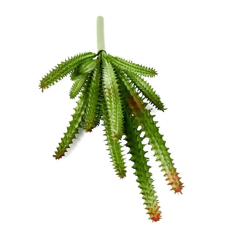 Ramo de Cacto Artificial Verde – Decoração Natural e Sem Manutenção para Casa e Escritório