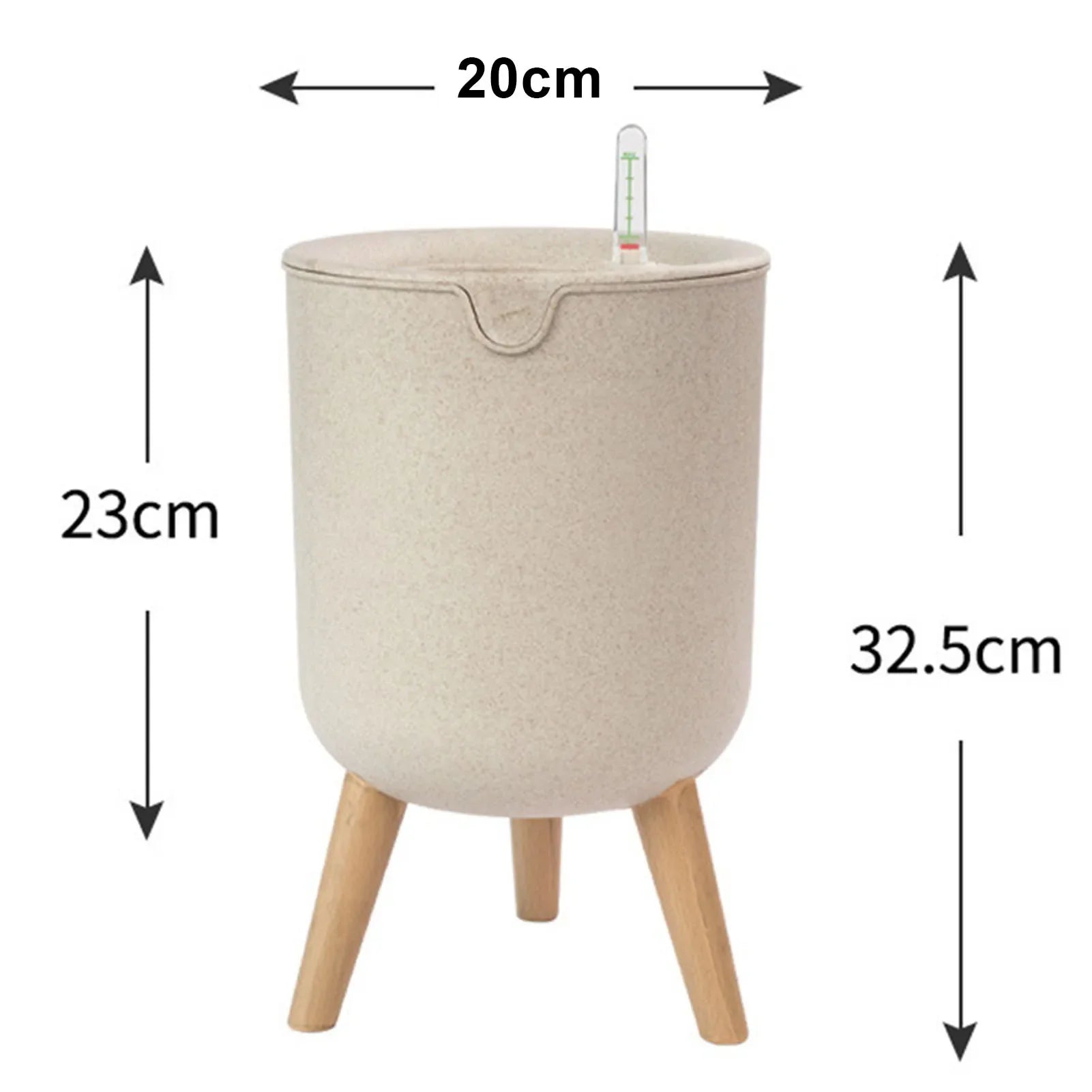 Vaso de Flores com Rega Automática
