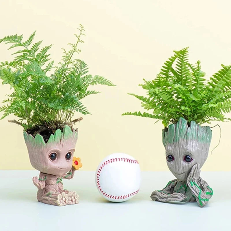 Vaso de Planta Baby Groot Verde