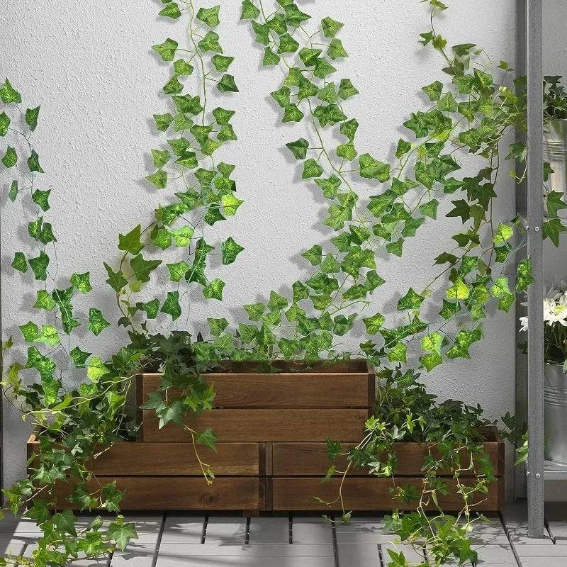 Herança Artificial de Hera - Planta Pendente Decorativa para Decoração