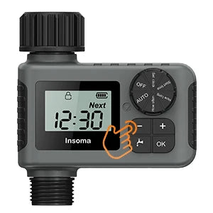 Temporizador de Irrigação Automático Inteligente à Prova d'Água com Display LCD, 3 Modos e Programação Fácil