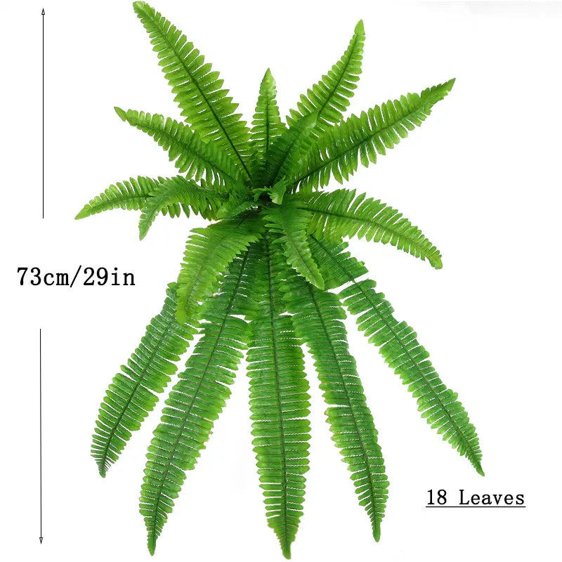 Planta Artificial Videira Persa Pendurada Com Folhagem Verde Tropical para Decoração - FintaVita