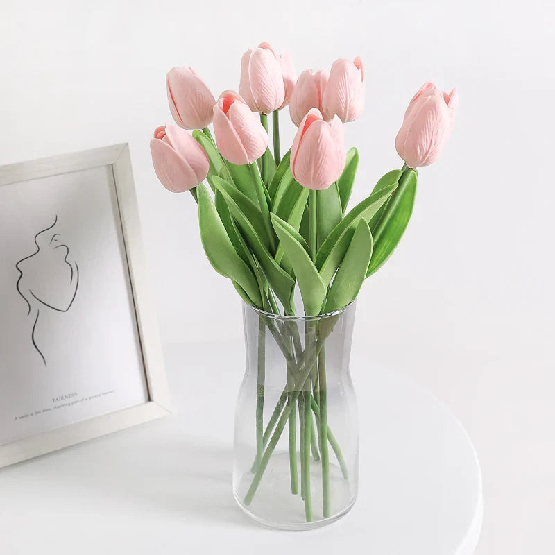 Buquê de Tulipas Artificiais MENGHAO em Seda
