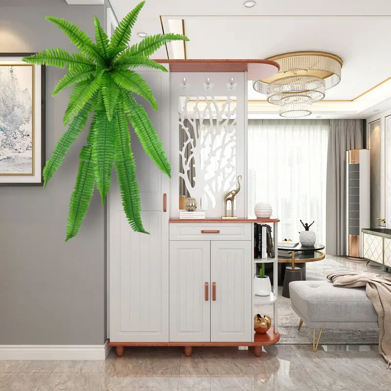 Planta Artificial Videira Persa Pendurada Com Folhagem Verde Tropical para Decoração - FintaVita