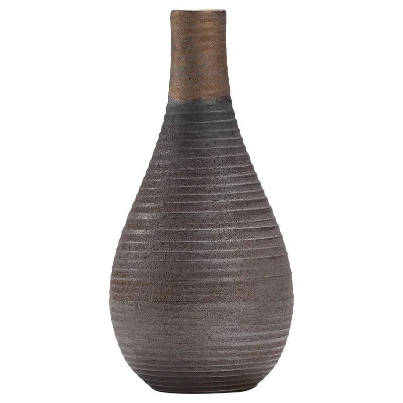 Vaso de Cerâmica Artesanal Feito à Mão
