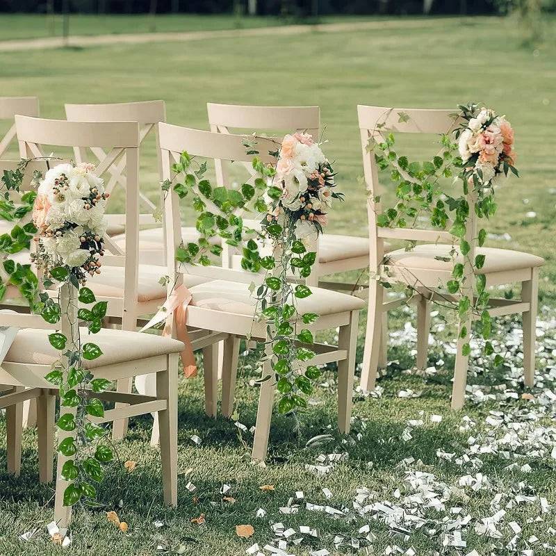 Herança Artificial de Hera - Planta Pendente Decorativa para Decoração