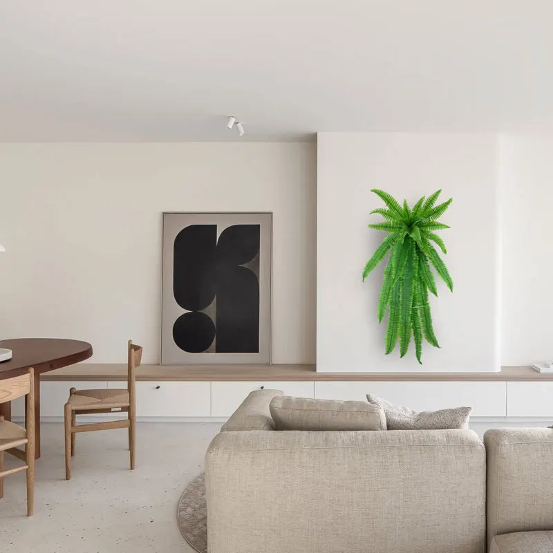Planta Artificial Videira Persa Pendurada Com Folhagem Verde Tropical para Decoração - FintaVita
