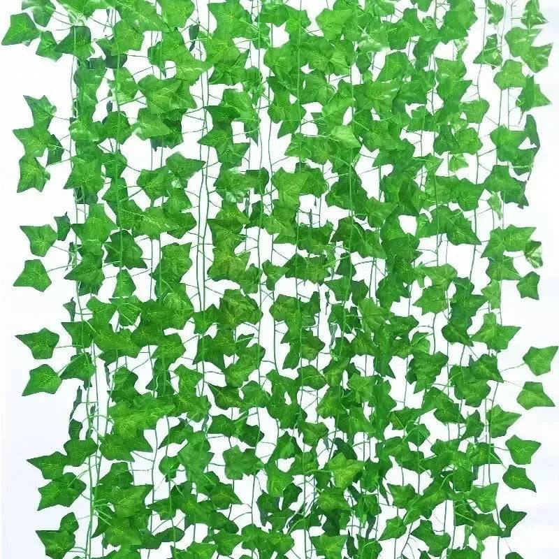 Herança Artificial de Hera - Planta Pendente Decorativa para Decoração