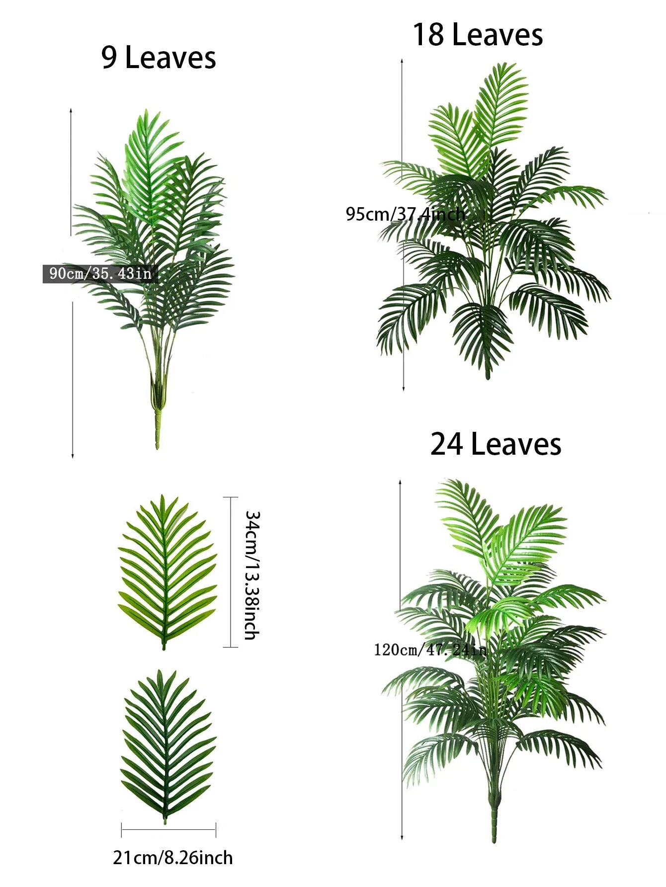 Palmeira Artificial Grande – Decoração Tropical para Ambientes Internos e Externos