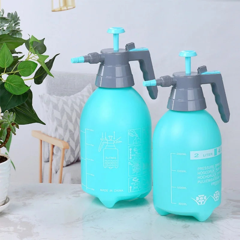 Pulverizador Manual de Água com Pressão - Bomba de Ar com Gatilho para Jardim e Limpeza
