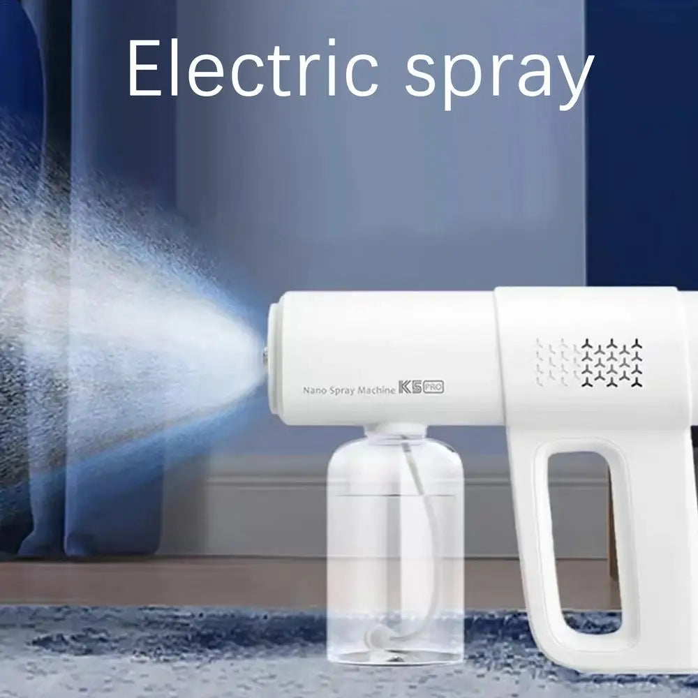 Pulverizador Elétrico Portátil com Bomba USB Recarregável e Controle Ergonômico
