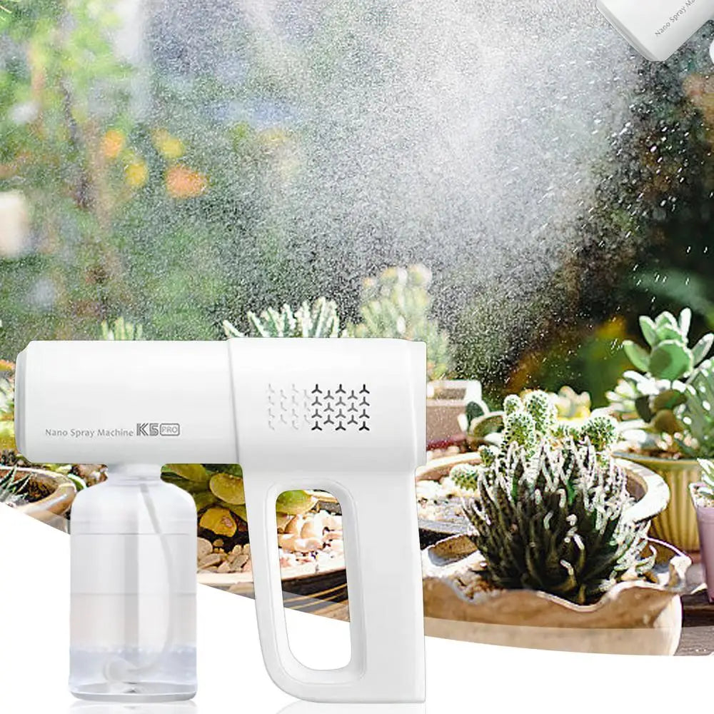 Pulverizador Elétrico Portátil com Bomba USB Recarregável e Controle Ergonômico