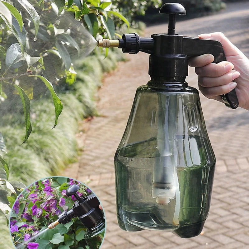 Pulverizador Manual de Água com Pressão - Bomba de Ar com Gatilho para Jardim e Limpeza