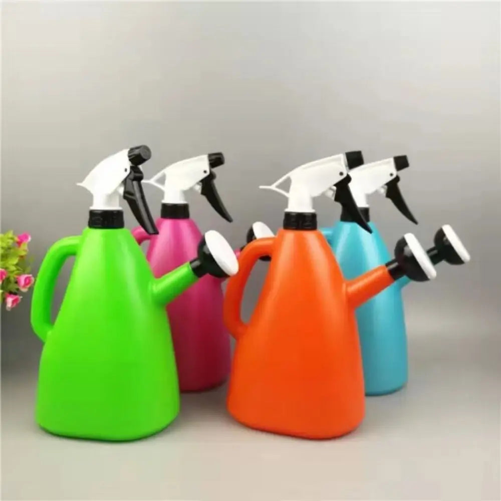 Regador de Plantas de Plástico 2 em 1 - Pulverizador Ajustável de 1L
