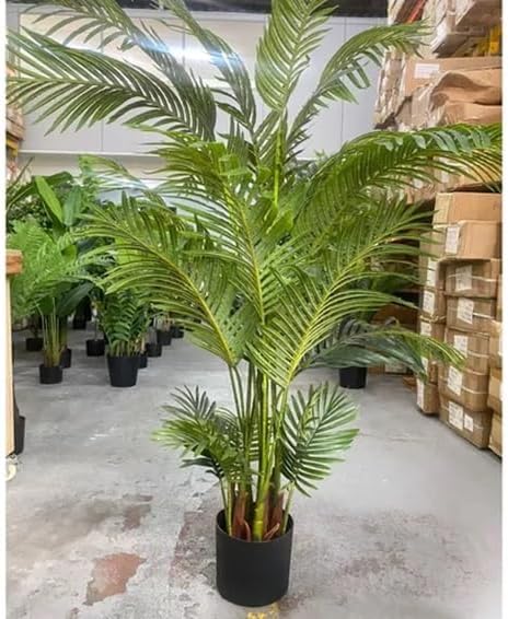 Planta Artificial Palmeira com Visual Natural 150cm - FintaVita