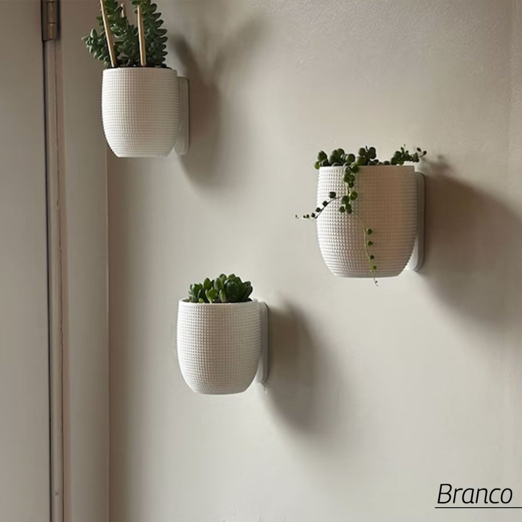 Vasos de Parede Decorativos para Plantas Suculentas - Linha Fioralto