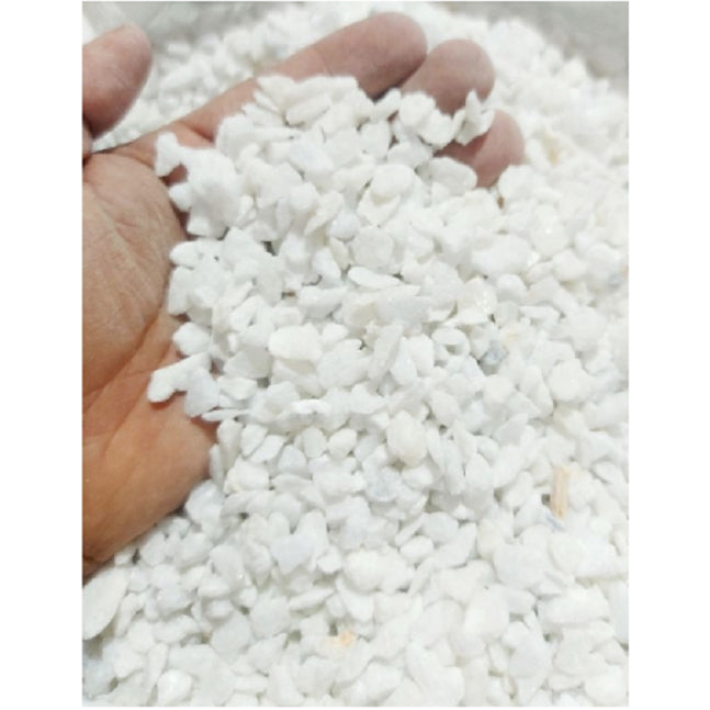 3 Kg - Pedra Branca Para Decorações de aquários, jardins e vasos em geral
