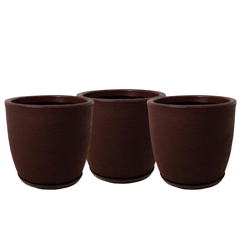 Vasos para Plantas Kit Bojo Escovado nº 2