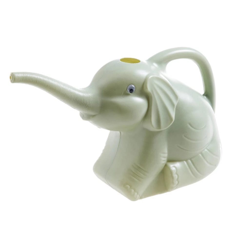 Regador de Plantas e Jardim 2 Litros Decorativo Em Formato de Elefante – Prático e Durável