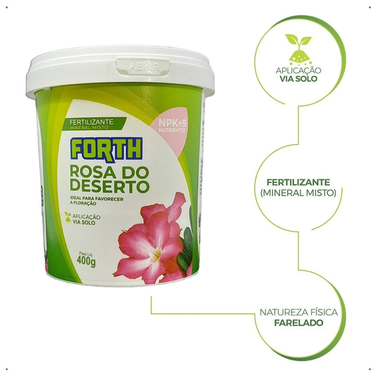 Adubo Orgânico Fertilizante para Rosa do Deserto 400g - O Segredo para um Jardim Exuberante