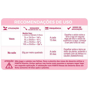 Adubo Orgânico Fertilizante para Rosa do Deserto 400g - O Segredo para um Jardim Exuberante