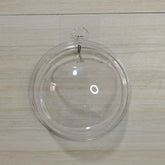 Vaso de Cristal Redondo para Flores de Parede