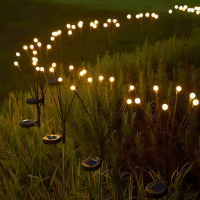 Luminaria Solar Para Jardins em Led Efeito Vagalume
