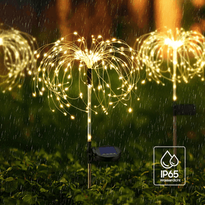 Luz Solar de Led Efeito Fogos de Artifício - 🎄 Ilumine seu Natal com Magia