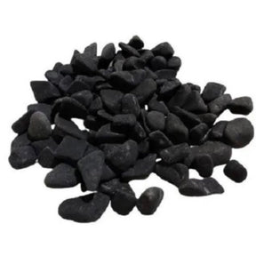 Pedra Seixo Preta Dolomita para Jardinagem e Decoração de Vasos - 5 ou 15 kg