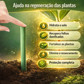Fertilizante em Bastonetes NutriForte  – 30 Unidades - Nutrição Prolongada e Liberação Gradual De Nutrientes para Suas Plantas