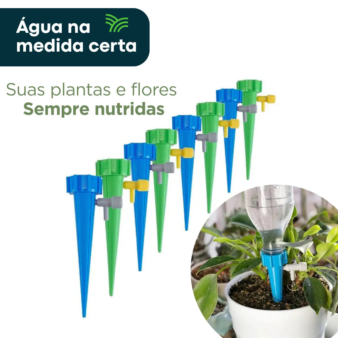 Gotejador para Plantas Regador de Plantas Automático Acoplável Em Garrafa Pet