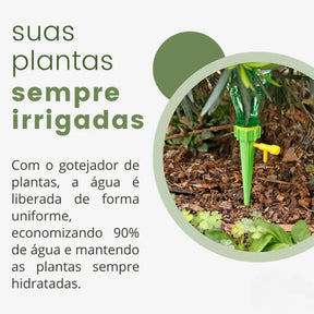 Gotejador para Plantas Regador de Plantas Automático Acoplável Em Garrafa Pet