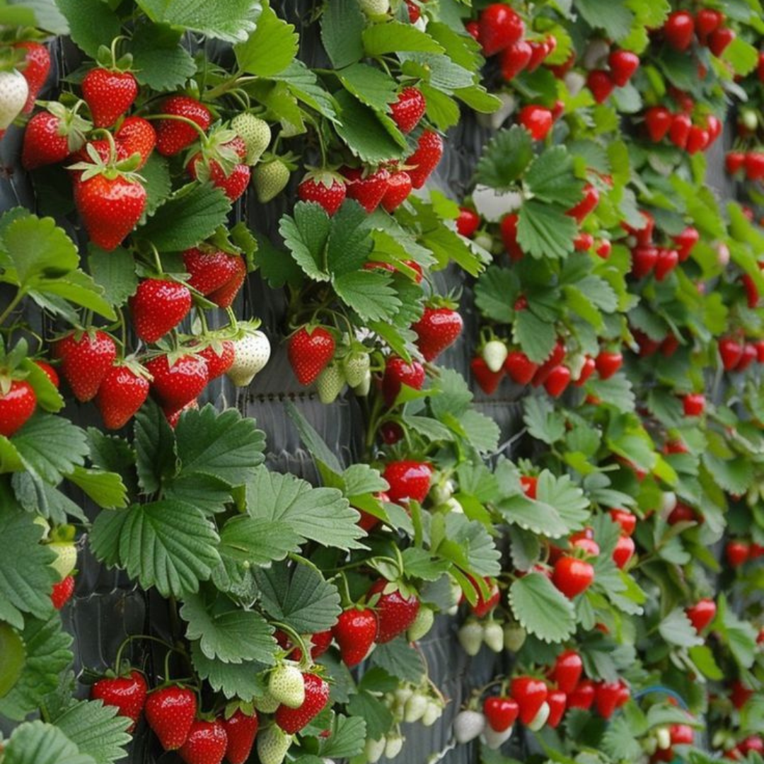 🍓 Sementes de Morango Ornamental Silvestre Trepador Mount Everest – cultivo fácil e produtivo