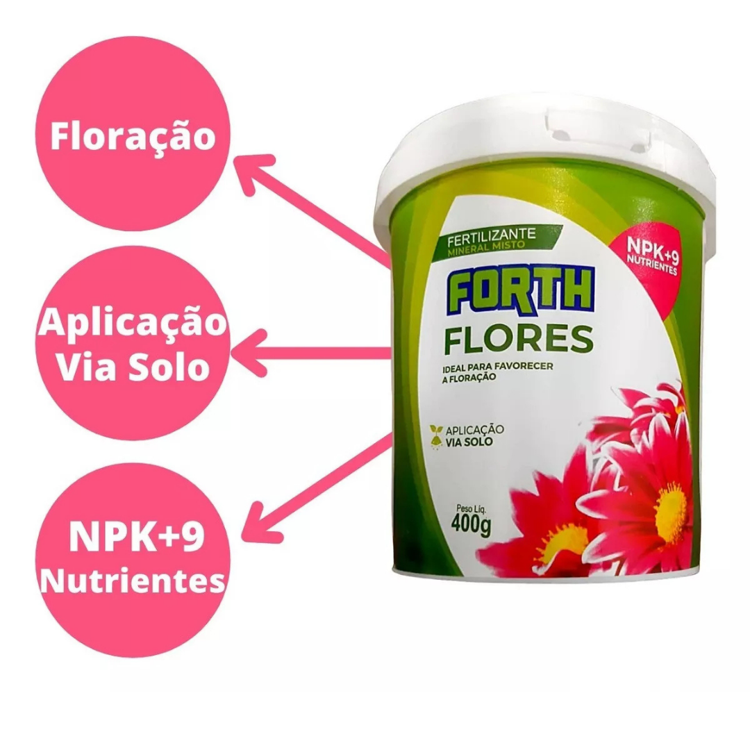 Adubo Orgânico Fertilizante para Plantas Forte Flores 400g - O Segredo para um Jardim Exuberante