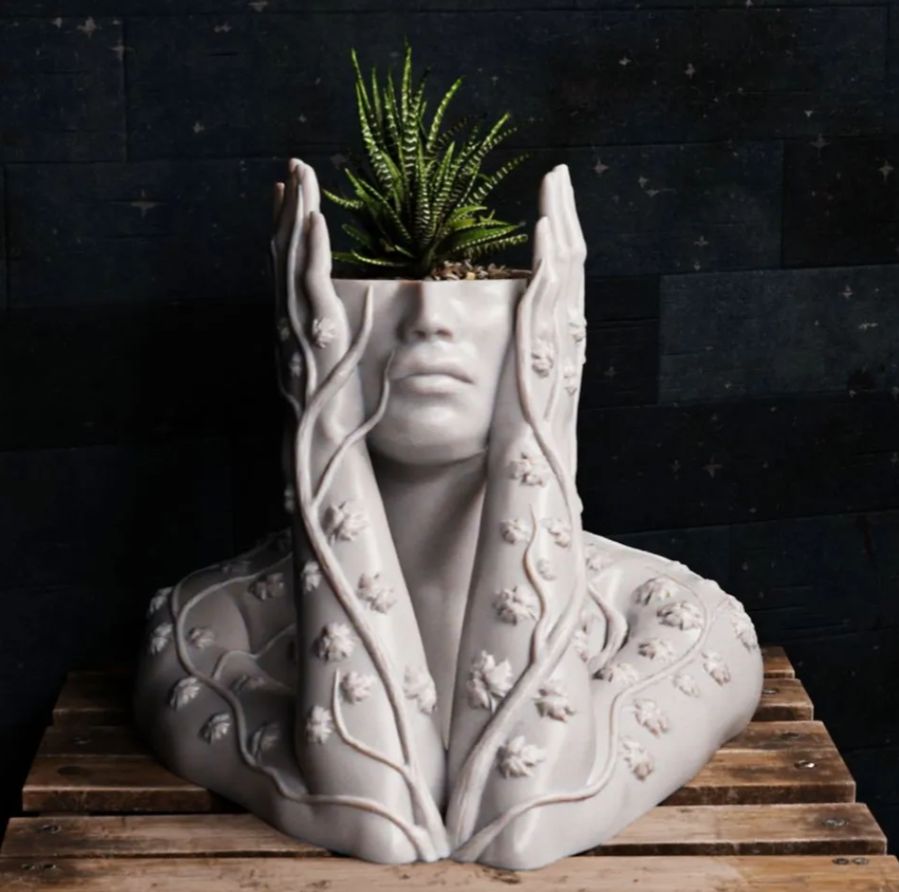 Vaso Decorativo Mulher Verdiqué