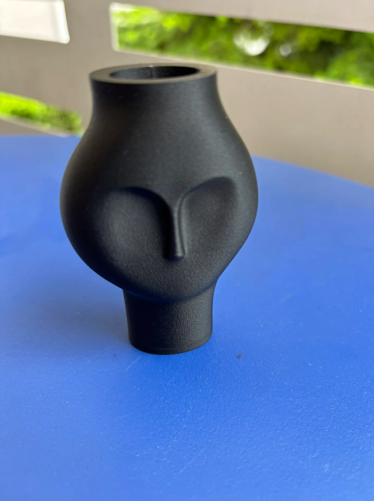 Vaso Moderno com Design de Rosto para Plantas