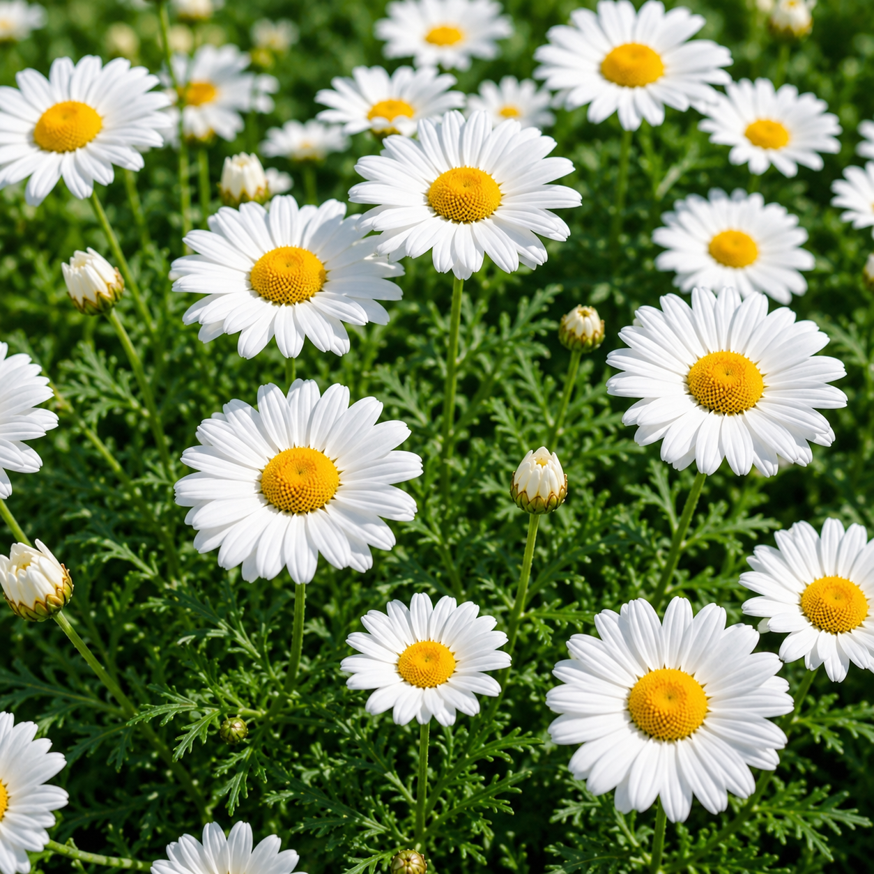 Margarida Gigante Branca – 100 Sementes para Jardins Floridos e Elegantes