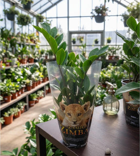 Muda Zamioculca Zami Mini 30cm Planta Da Fortuna