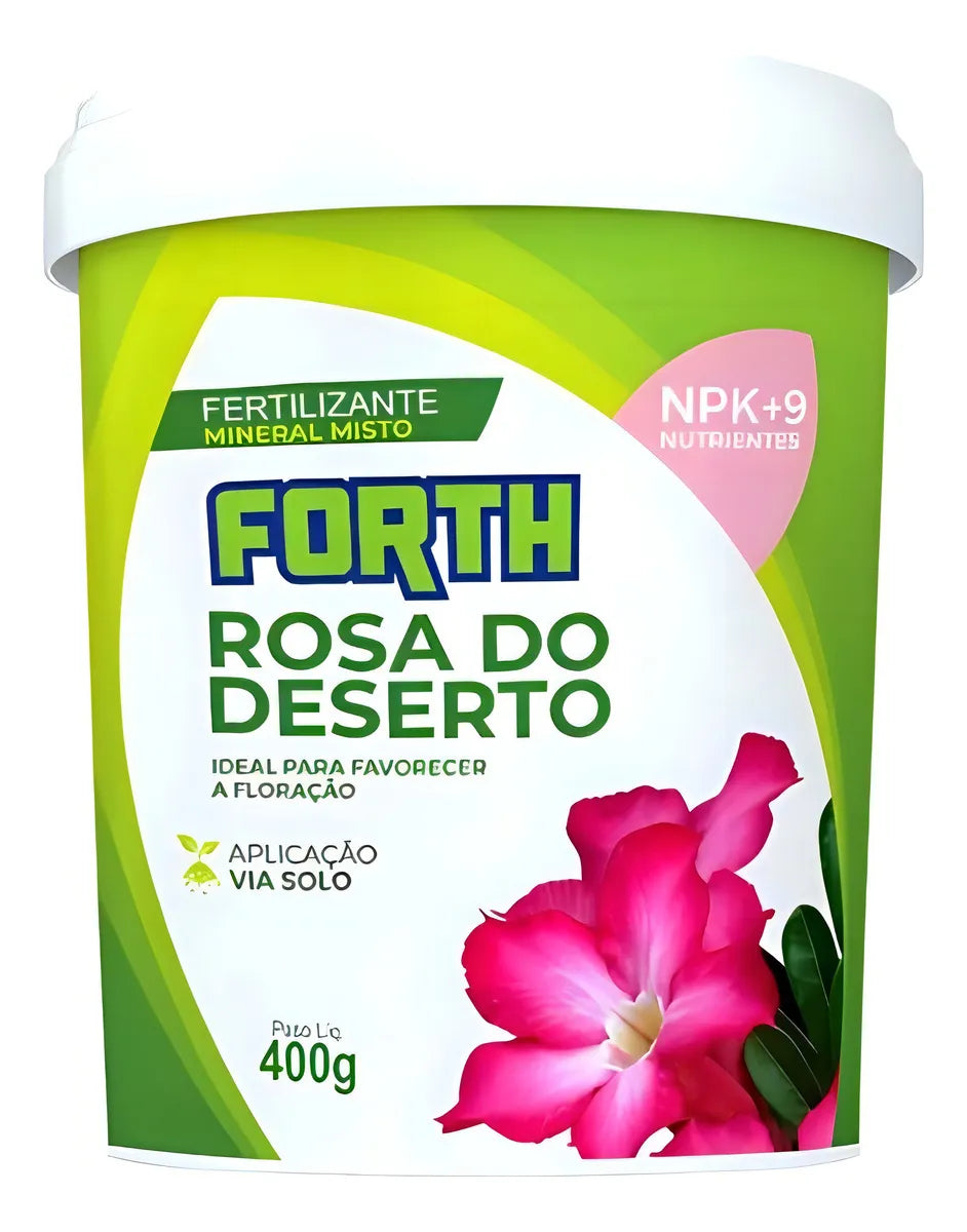 Adubo Orgânico Fertilizante para Rosa do Deserto 400g - O Segredo para um Jardim Exuberante