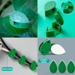 Suporte para Plantas Trepadeiras com Ganchos Folha Autoadesivos