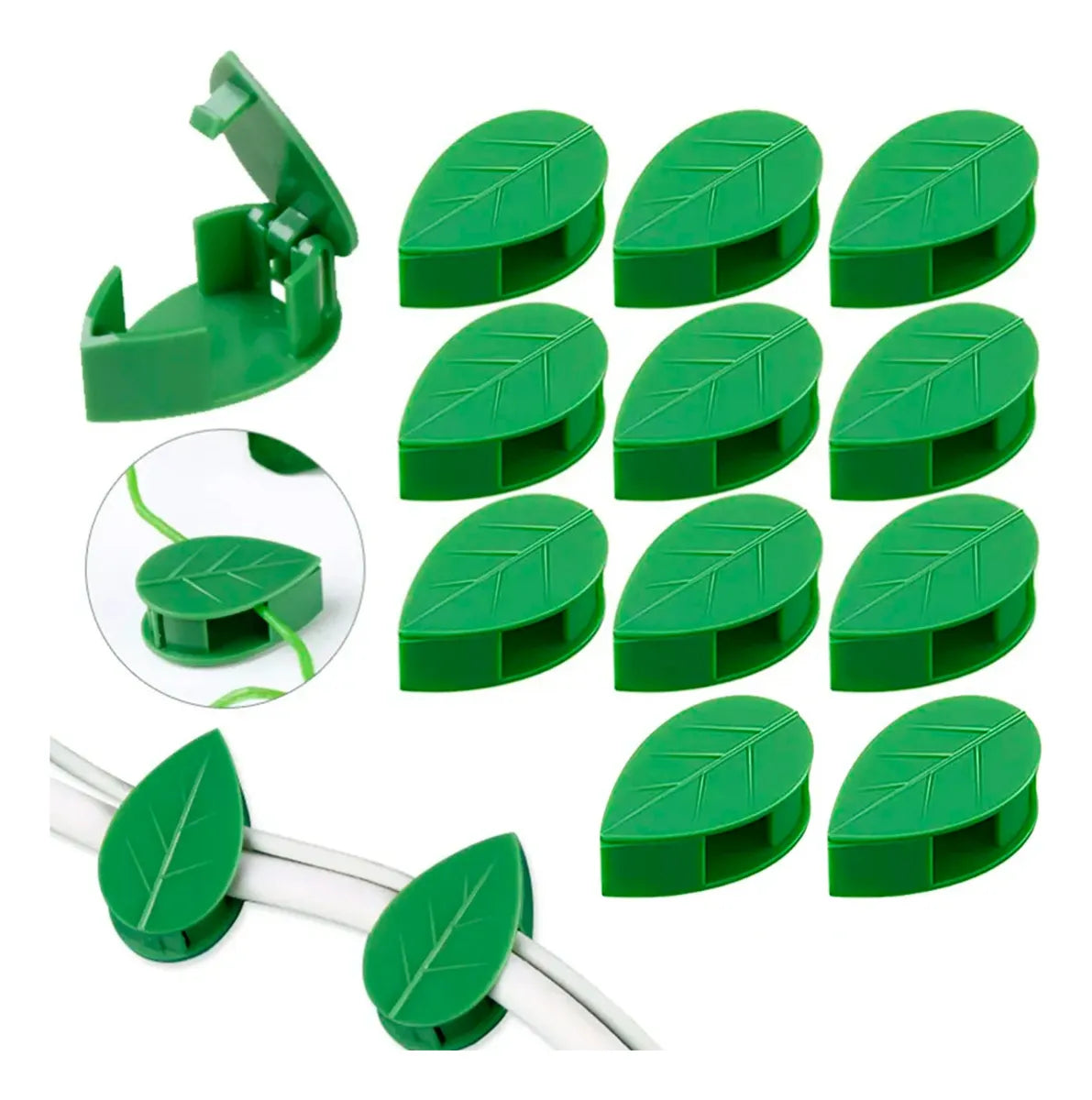 Suporte para Plantas Trepadeiras com Ganchos Folha Autoadesivos
