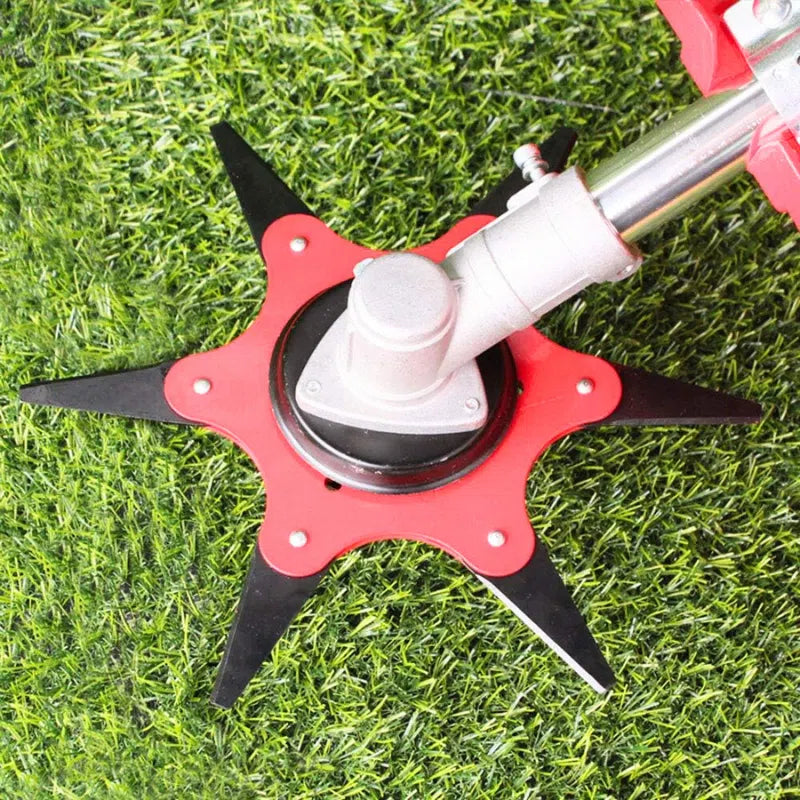 Disco de Corte Universal para Roçadeira com 6 Lâminas - Acessório de Jardinagem