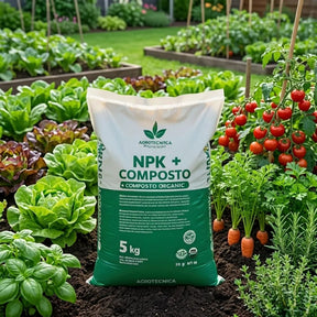 Adubo Orgânico NPK Completo para Hortas, Gramados e Floração