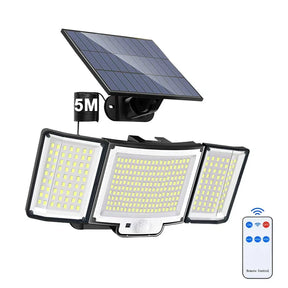 Refletor Solar de LED 800W Holofote Triplo - Iluminação Eficiente para Exteriores - Tech Urbane