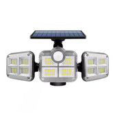 Holofote Solar LED 800W com 3 Cabeças - Iluminação Eficiente para Externo