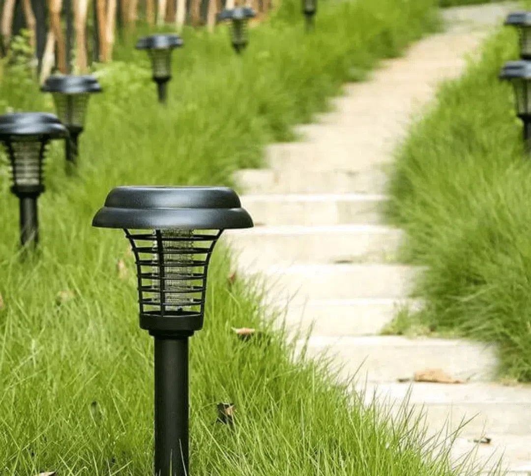 Luminária Solar Para Jardim Externa LED Repelente de Mosquitos