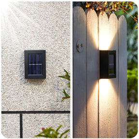 Lâmpada Solar Arandela Impermeável para Decoração de Exteriores